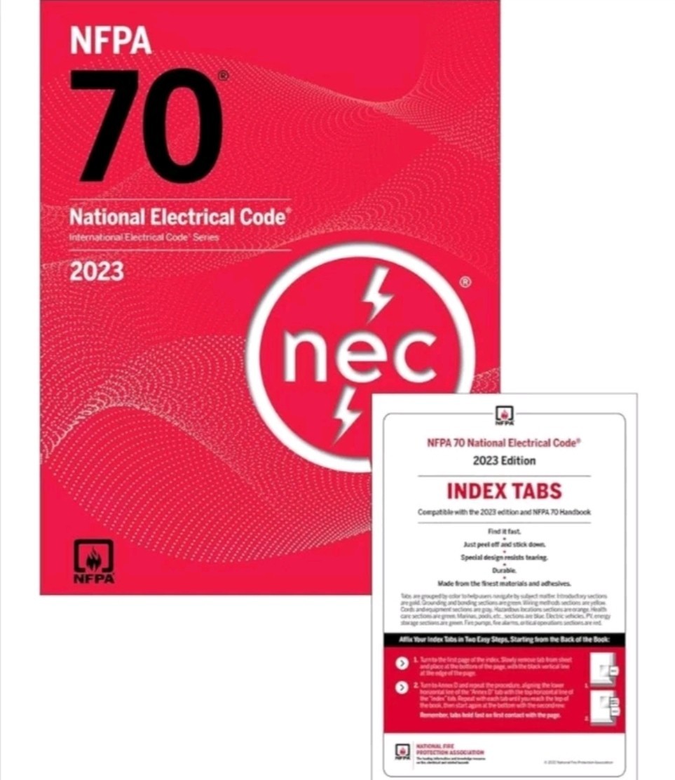 NFPA 70 National Electrical Code Spiral 2023 With Tabs NEC Code Book (US STOCK)