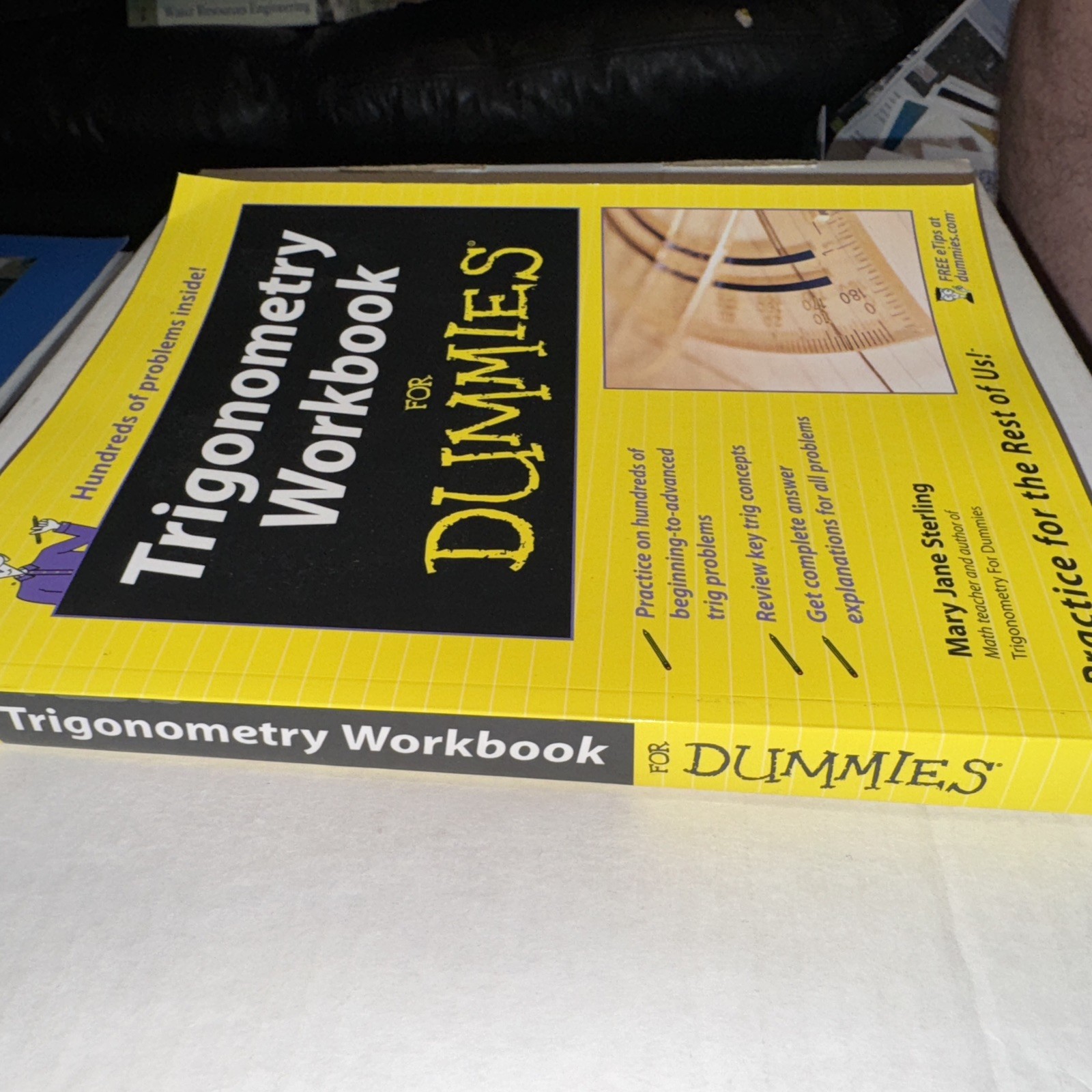 Trigonometry Workbook for Dummies by Mary Jane Sterling (2005, Trade Paperback)