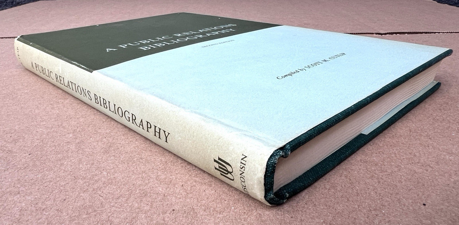 A Public Relations Bibliography 1965 SM Cutlip Journalism History Reference