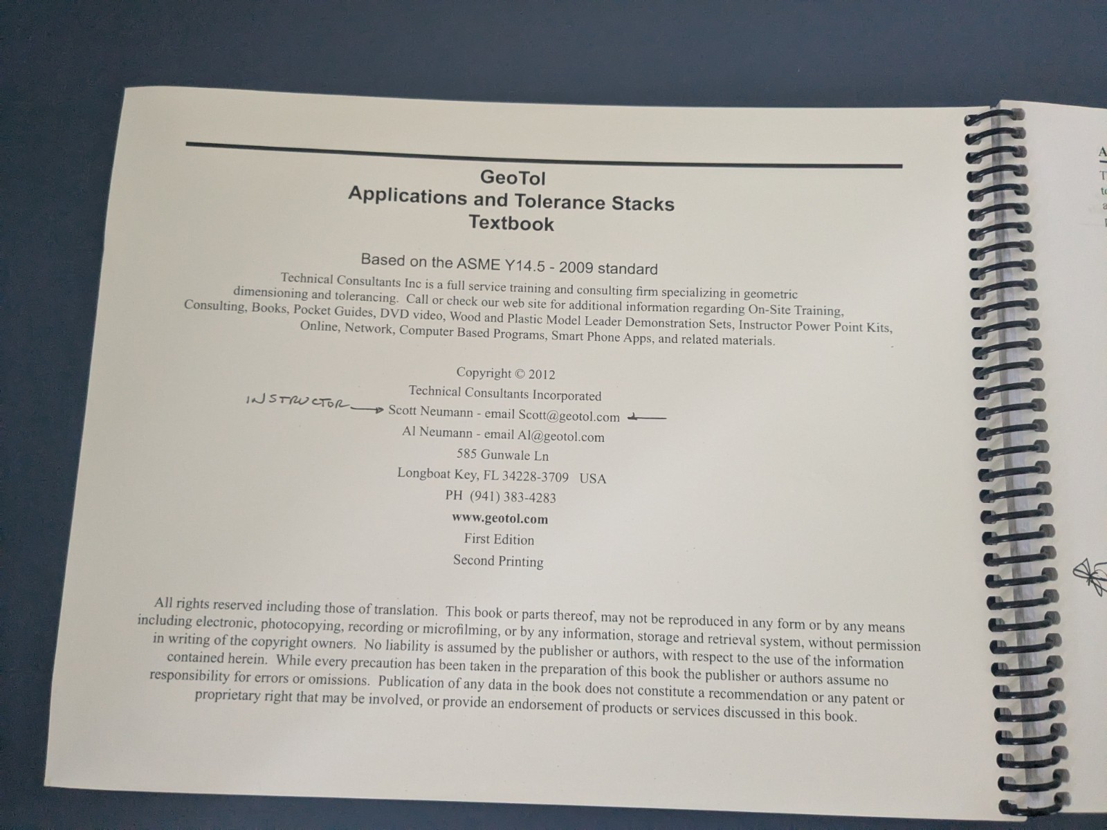 SOLUTIONS MANUAL for GeoTol Applications And Tolerance Stacks ASME Y14.5 – 2009