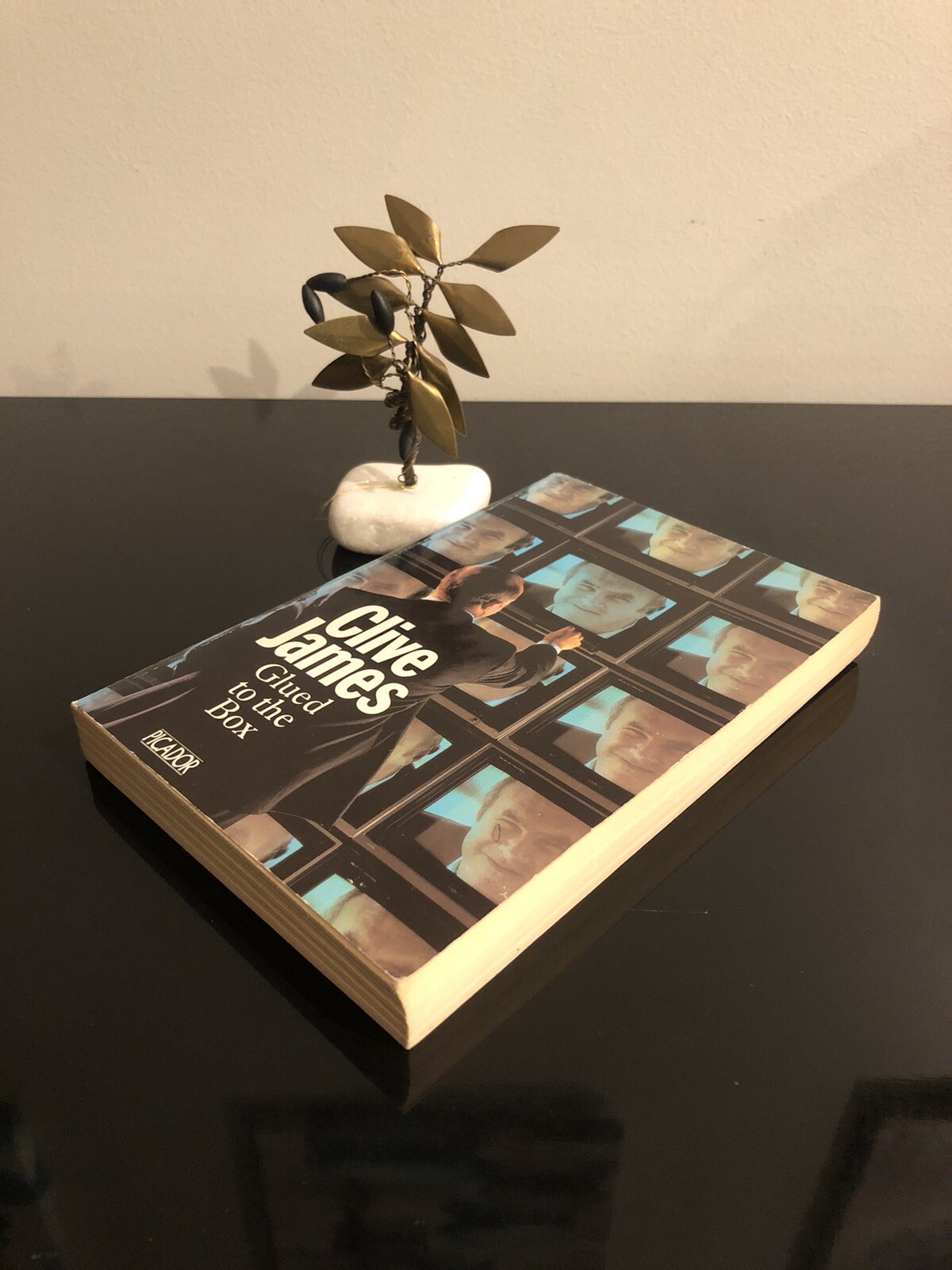 Clive James (1939-2019) Glued To The Box Picador 1983 First Edition S/C V/G
