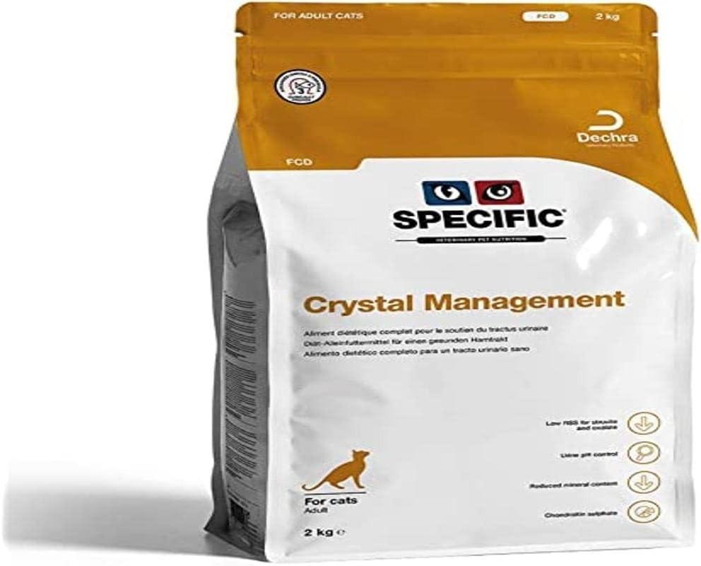 2kg Crystal Management FCD: All-Breed Cat Food with Omega-3 for Healthy Joints
