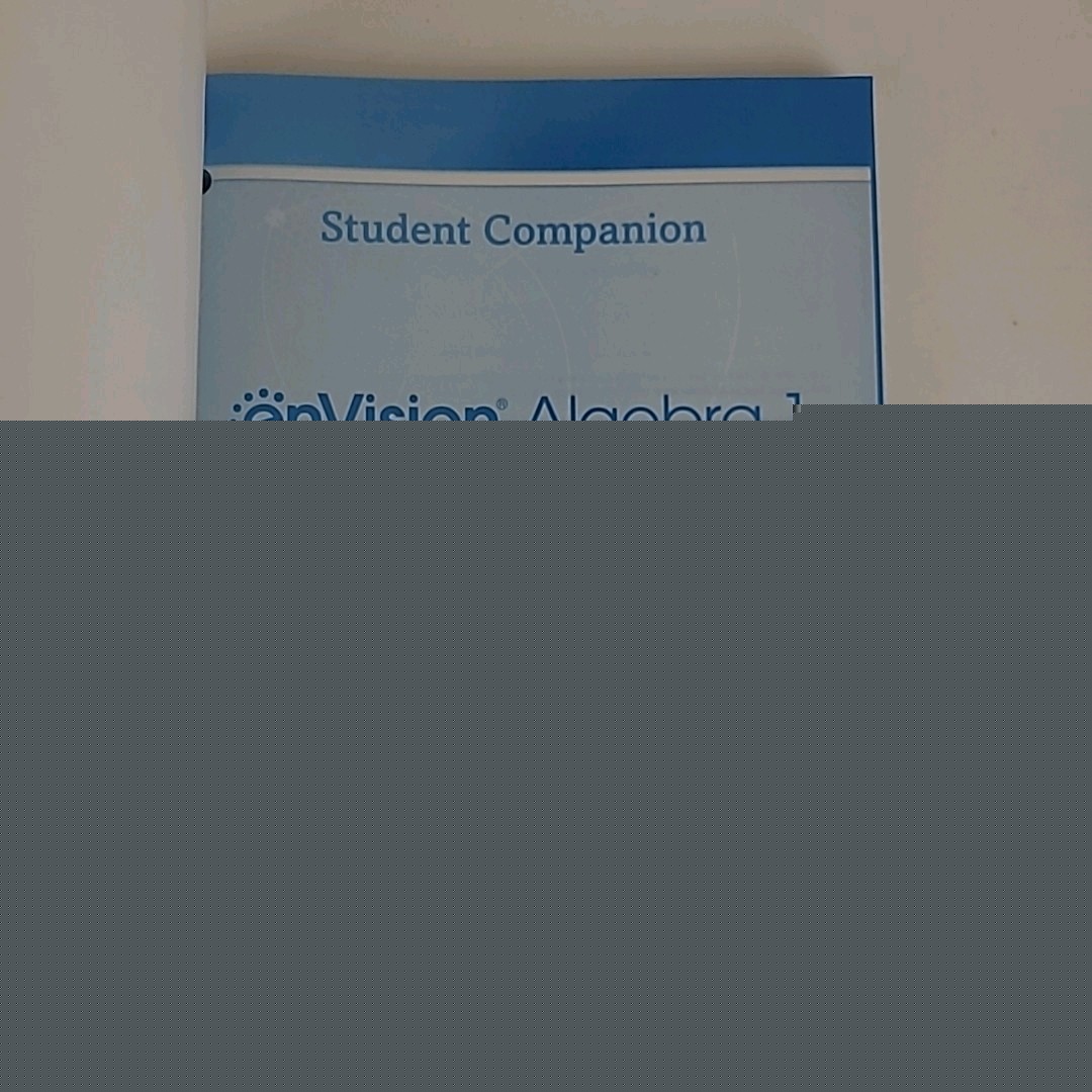 Savvas enVision Algebra 1 Common Core Student Companion 2024 Paperback