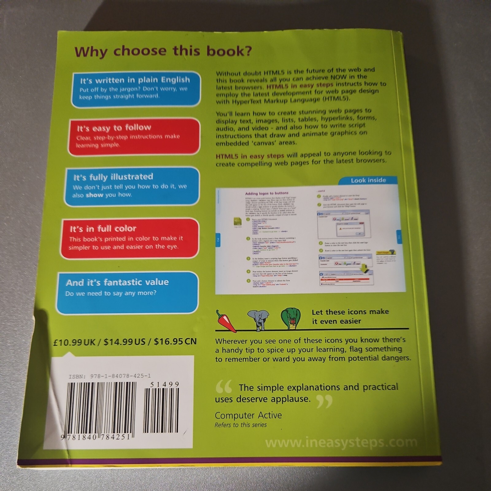 HTML 5 in easy steps by Mike McGrath (Paperback, 2011)