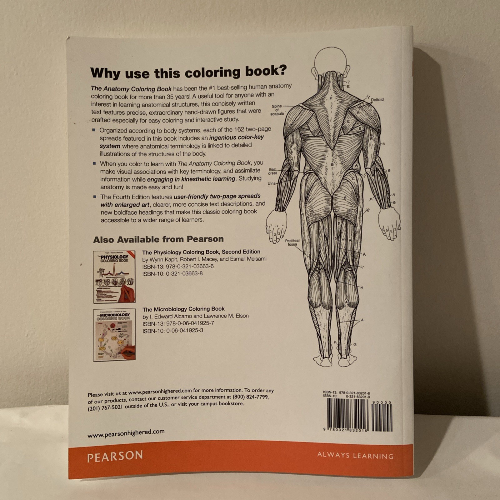 Anatomy Coloring Book by Wynn Kapit and Lawrence M. Elson (2014 Trade Paperback)