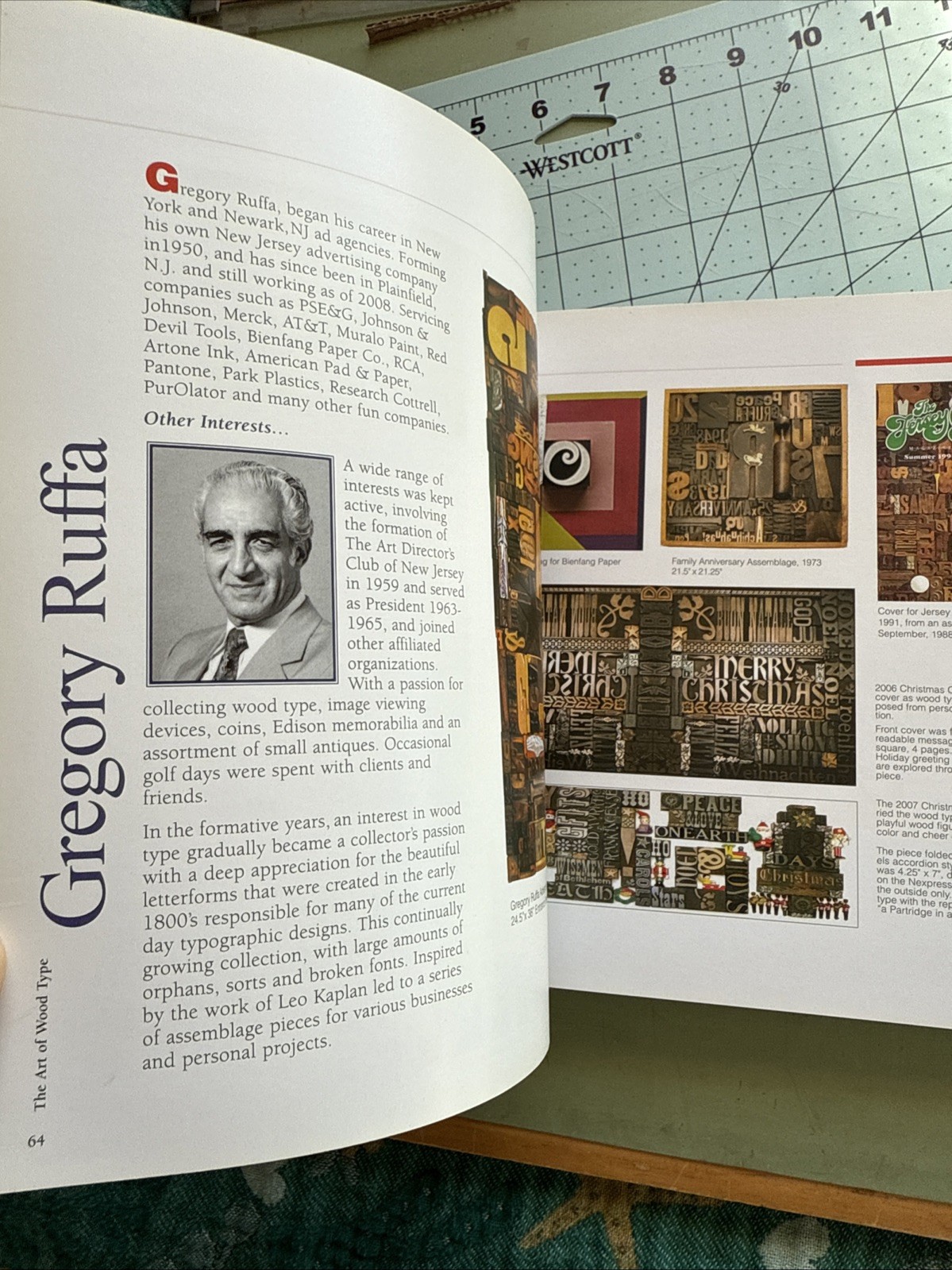 The Art of Wood Type by Gregory Ruffa – Rare Typography & Letterpress Book