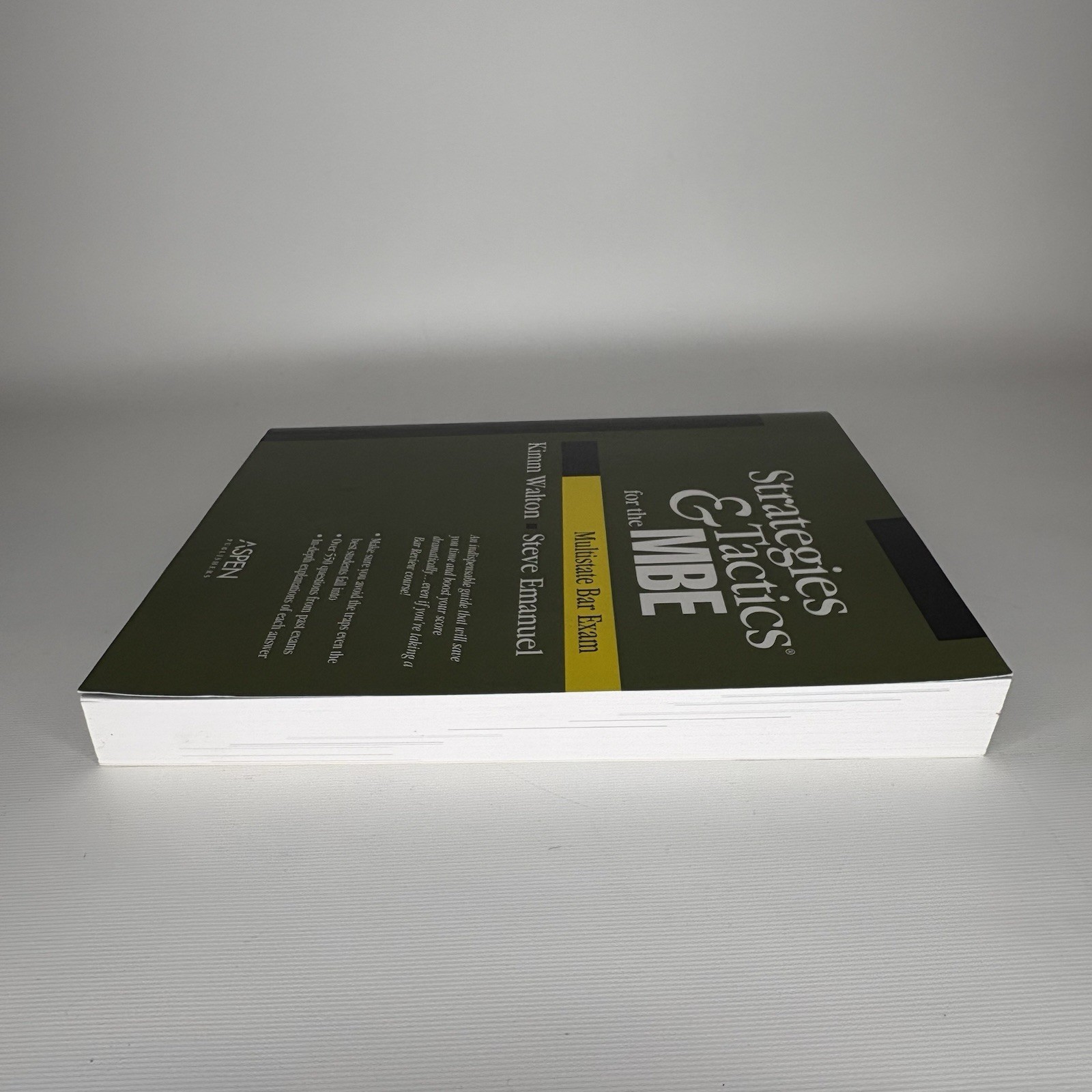Bar Review Ser.: Strategies and Tactics® for the Mbe® : Multistate Bar Exam…