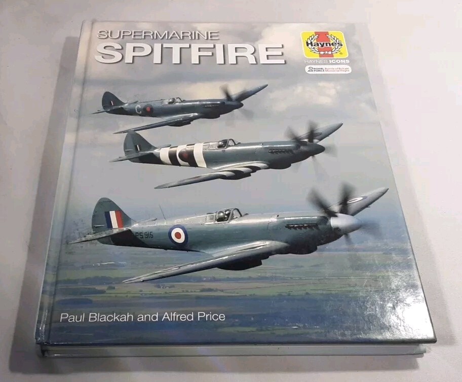 HAYNES ICONS SUPERMARINE SPITFIRE MANUAL 160 PAGES H6574 GOOD CONDITION – £12.99