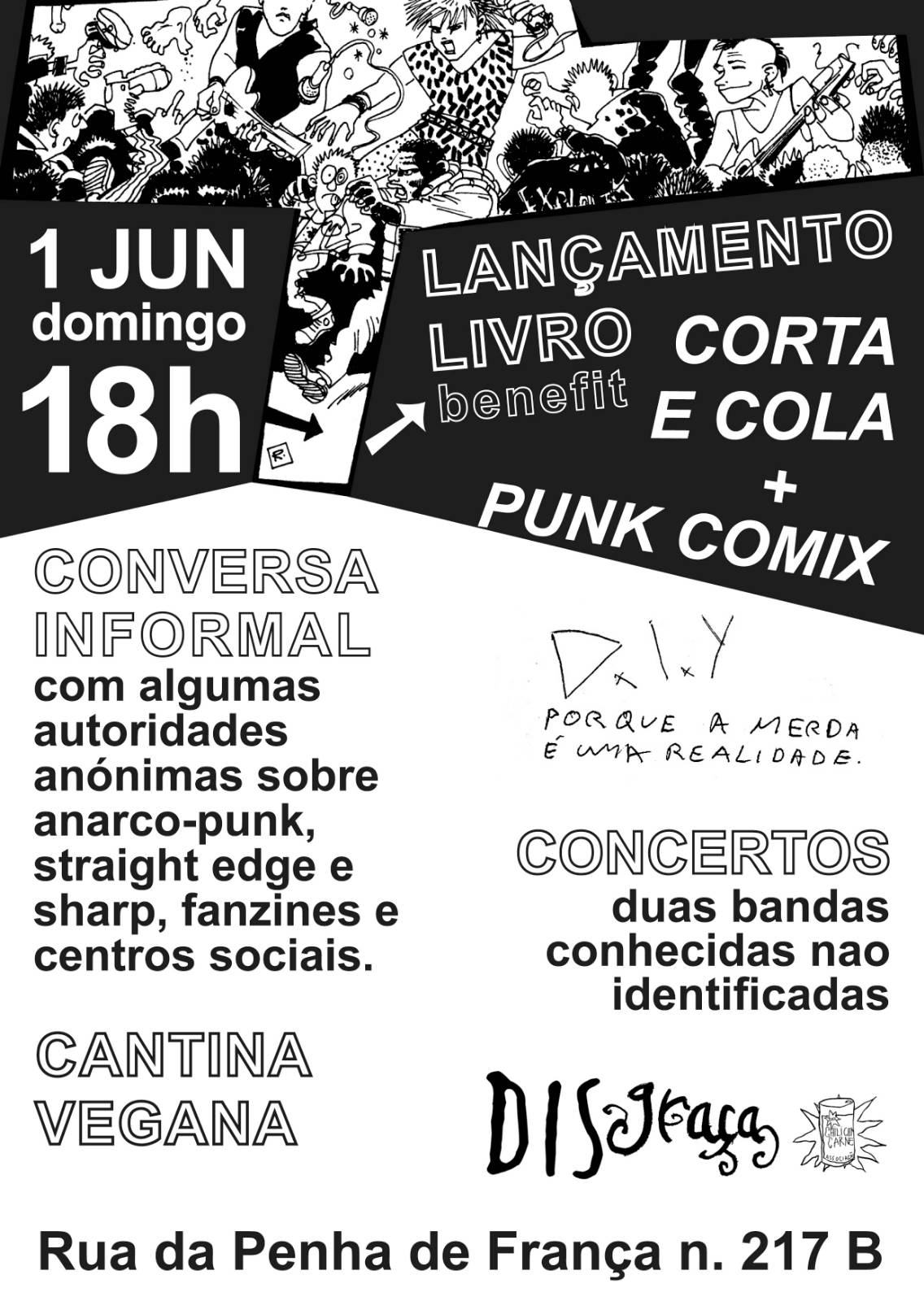 cartaz sobre o evento de lançamento da reedição do livro-duplo